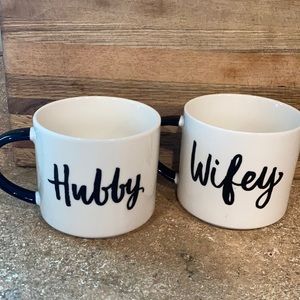Hubby Wifey mugs